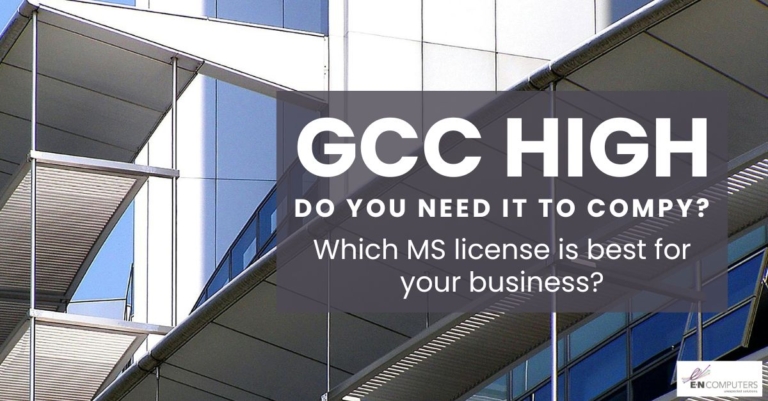 Do you need MS GCC High?